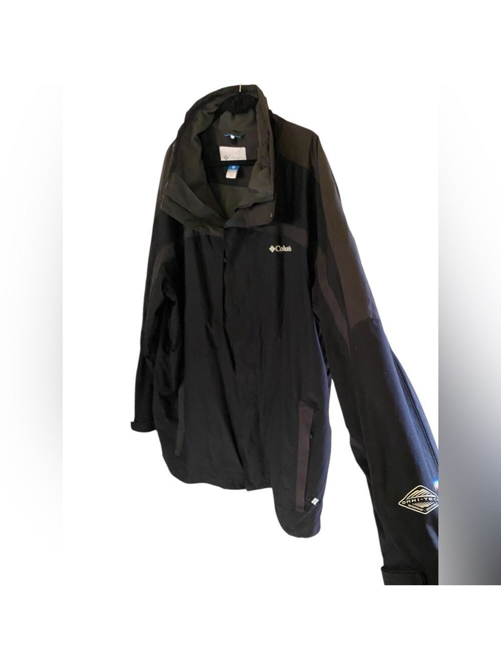 Columbia-Men’s 3X tall black/gray” whirlibird” OmniTech ski jacket. Exc preowned - Picture 9 of 13